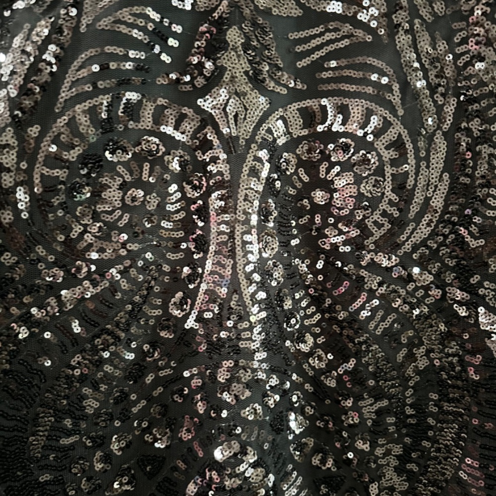 Lilly Pulitzer EUC Leclair Black Sequin Dress, Size Medium - Picture 5 of 8